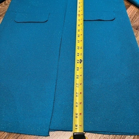 2/40$ BEAUTIFUL Elle open cardigan bleu size xs - Picture 4 of 9